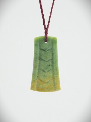 Moko Pounamu Kuru Drop NZ Genuine Marsden Flower Greenstone - Kaihere Moko Pounamu Kuru Drop NZ Genuine Marsden Flower Greenstone - Kaihere