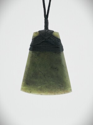 Moko Pounamu Toki NZ Genuine Totoweka Greenstone - Moenui Moko Pounamu Toki NZ Genuine Totoweka Greenstone - Moenui