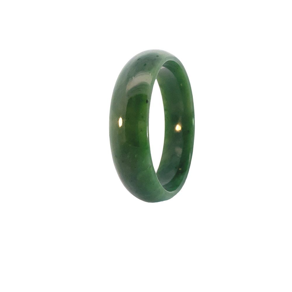 Moko Pounamu Solid Bangle NZ Genuine Kawakawa Greenstone - Kauhoe 62mm Moko Pounamu Solid Bangle NZ Genuine Kawakawa Greenstone - Kauhoe 62mm