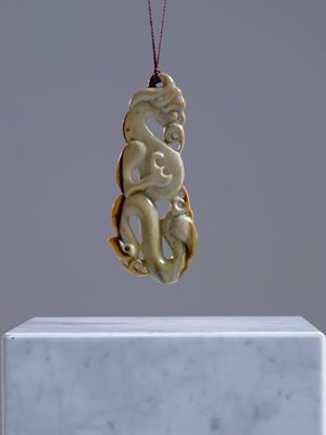 Moko Pounamu Manaia NZ Genuine Kokopu Greenstone - Waikowhai Moko Pounamu Manaia NZ Genuine Kokopu Greenstone - Waikowhai