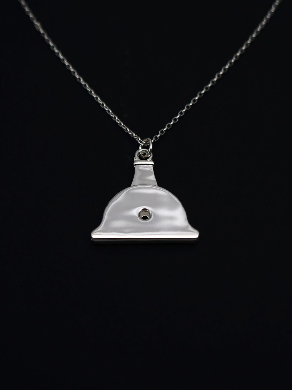 Moko Pounamu Sterling Silver Shepherds Whistle Small SW4