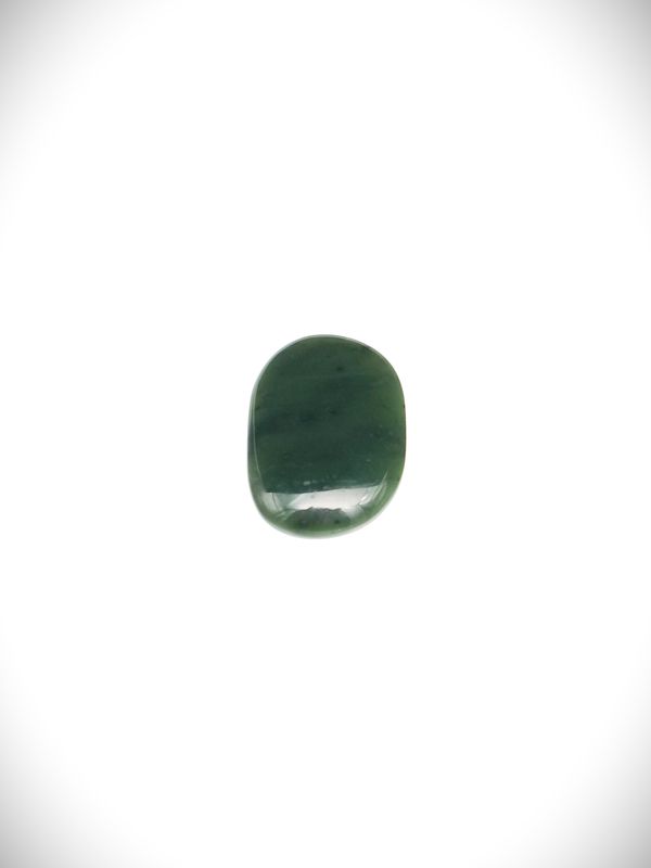 Moko Pounamu Kawakawa Greenstone Free Form Cabochon #152