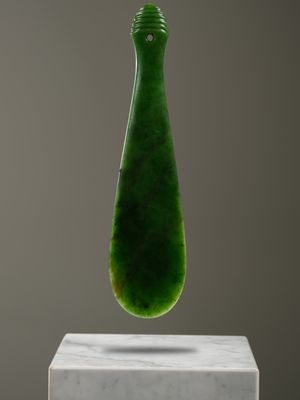 Moko Pounamu Mere NZ Genuine Kahurangi Pounamu - Kokiri Moko Pounamu Mere NZ Genuine Kahurangi Pounamu - Kokiri