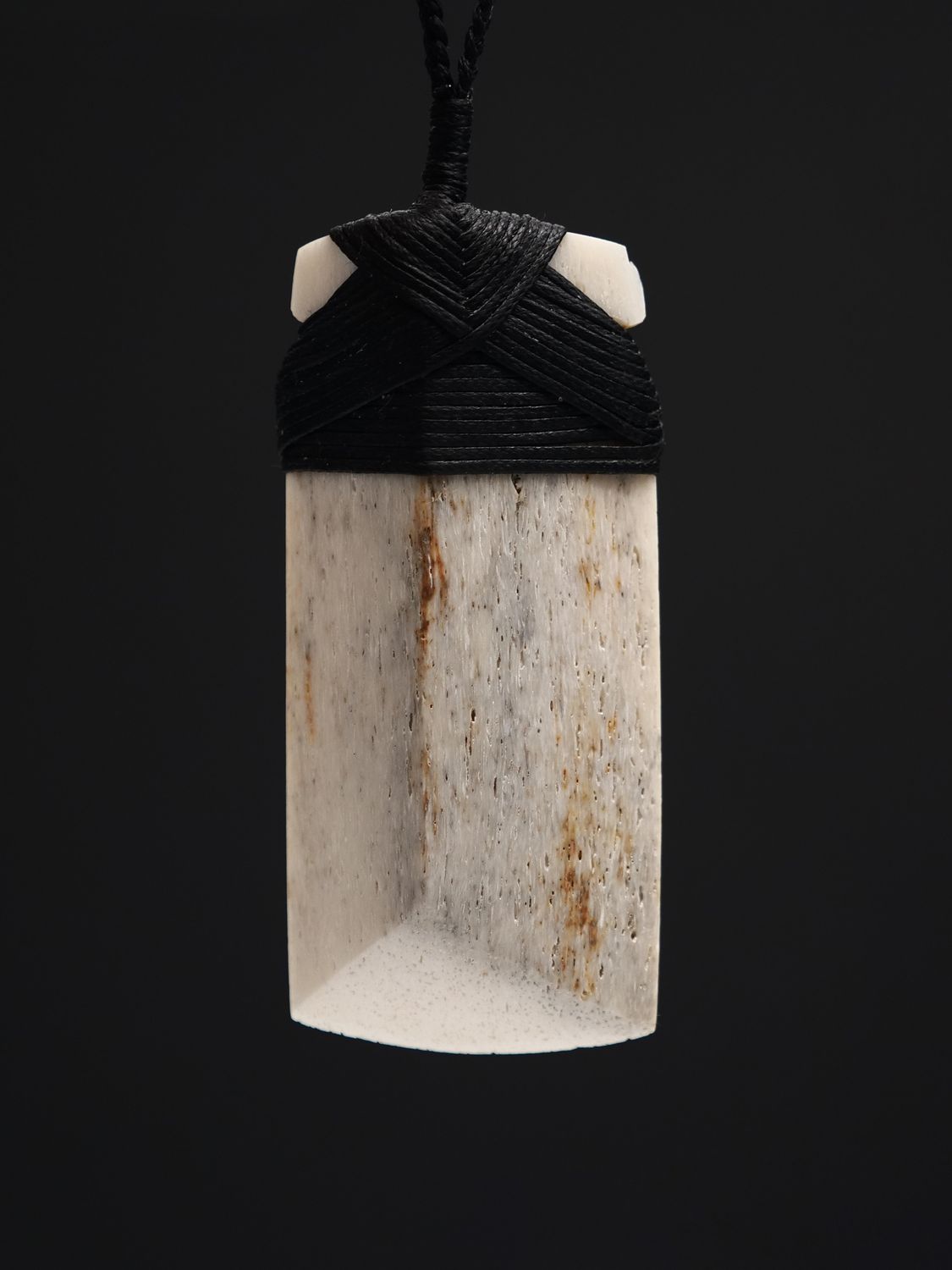 Moko Pounamu Toki Genuine Whale Bone Carving - Aoraki SALE