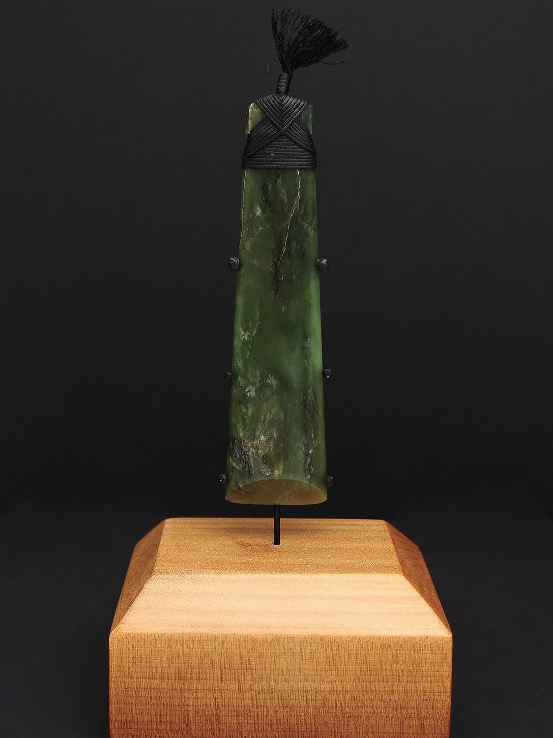 Moko Pounamu Toki NZ Genuine Totoweka Greenstone - Ohinetahi Moko Pounamu Toki NZ Genuine Totoweka Greenstone - Ohinetahi