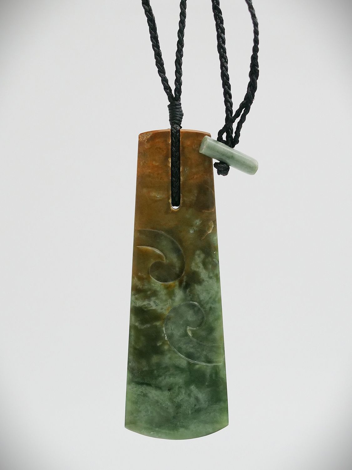 Moko Pounamu Kuru Drop NZ Genuine Raukaraka Greenstone - Turiwhate
