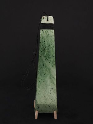 Moko Pounamu Toki NZ Genuine Kokopu Greenstone - Ohinewai Moko Pounamu Toki NZ Genuine Kokopu Greenstone - Ohinewai