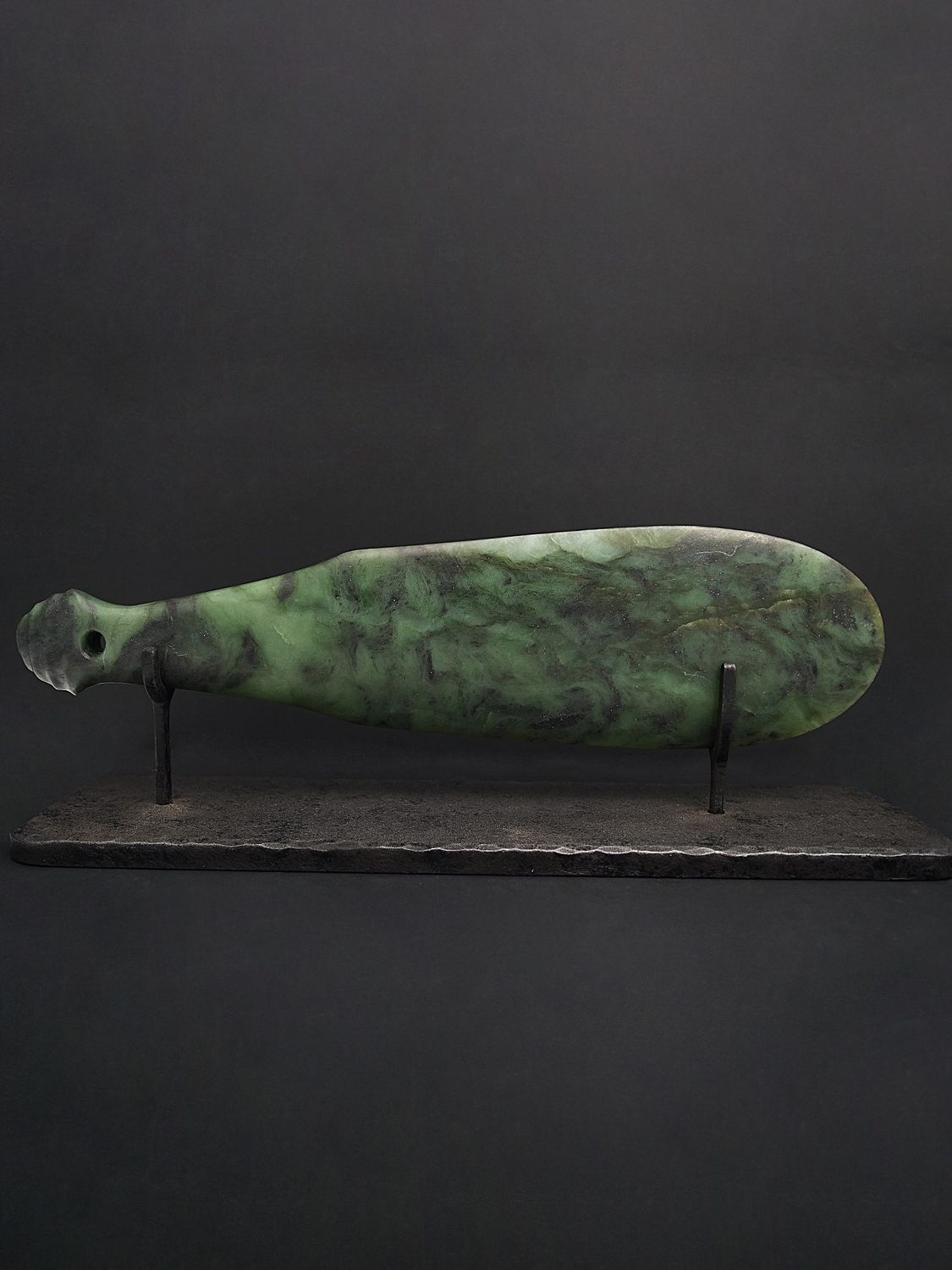 Moko Pounamu Mere NZ Genuine Hapopo Pounamu - Te Kopahou
