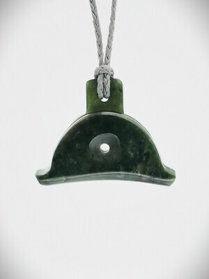 Moko Pounamu Shepherds Whistle NZ Genuine Kawakawa Greenstone SW1 - Haupiri Moko Pounamu Shepherds Whistle NZ Genuine Kawakawa Greenstone SW1 - Haupiri