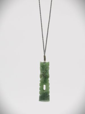 Moko Pounamu Tekoteko Toki NZ Genuine Kawakawa Greenstone- Waituna Moko Pounamu Tekoteko Toki NZ Genuine Kawakawa Greenstone- Waituna