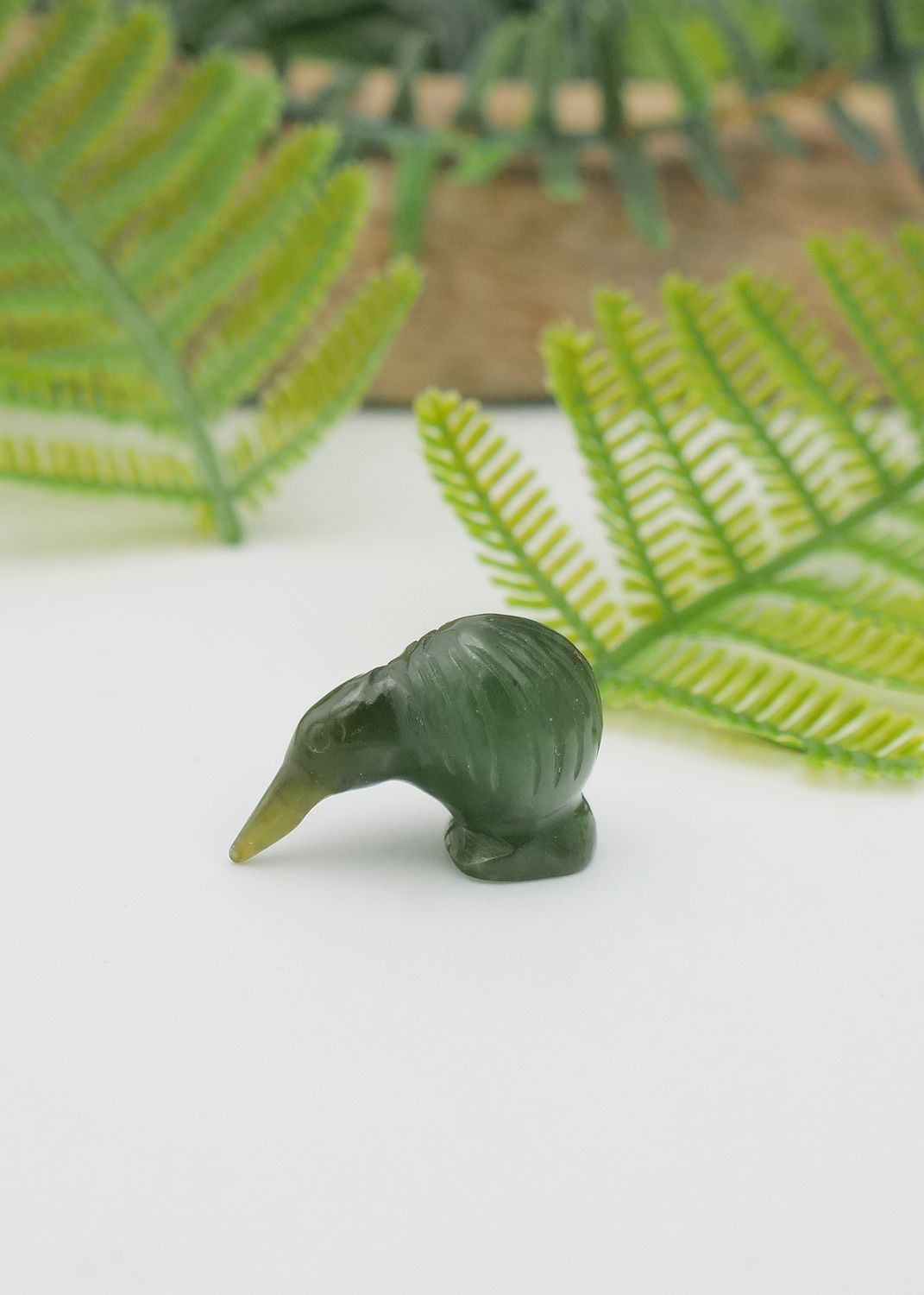 Moko Pounamu Genuine New Zealand Pounamu Pepi Kiwi - Tamariki