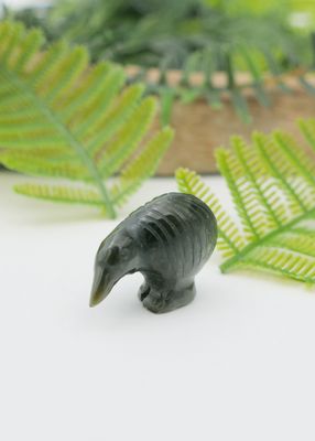 Moko Pounamu Genuine New Zealand Kawakawa Greenstone Kiwi - Whaea