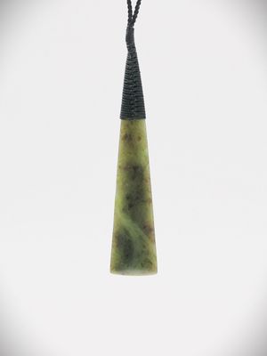 Moko Pounamu Toki NZ Genuine Totoweka Greenstone - Tirohanga