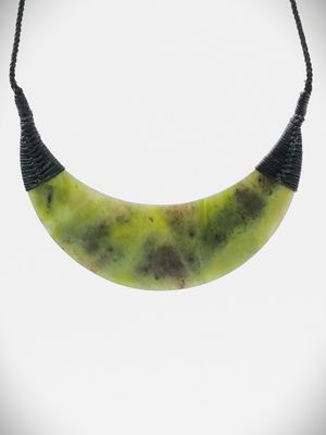 Moko Pounamu Kouma Breastplate NZ Genuine Totoweka  Greenstone - Whakamoa