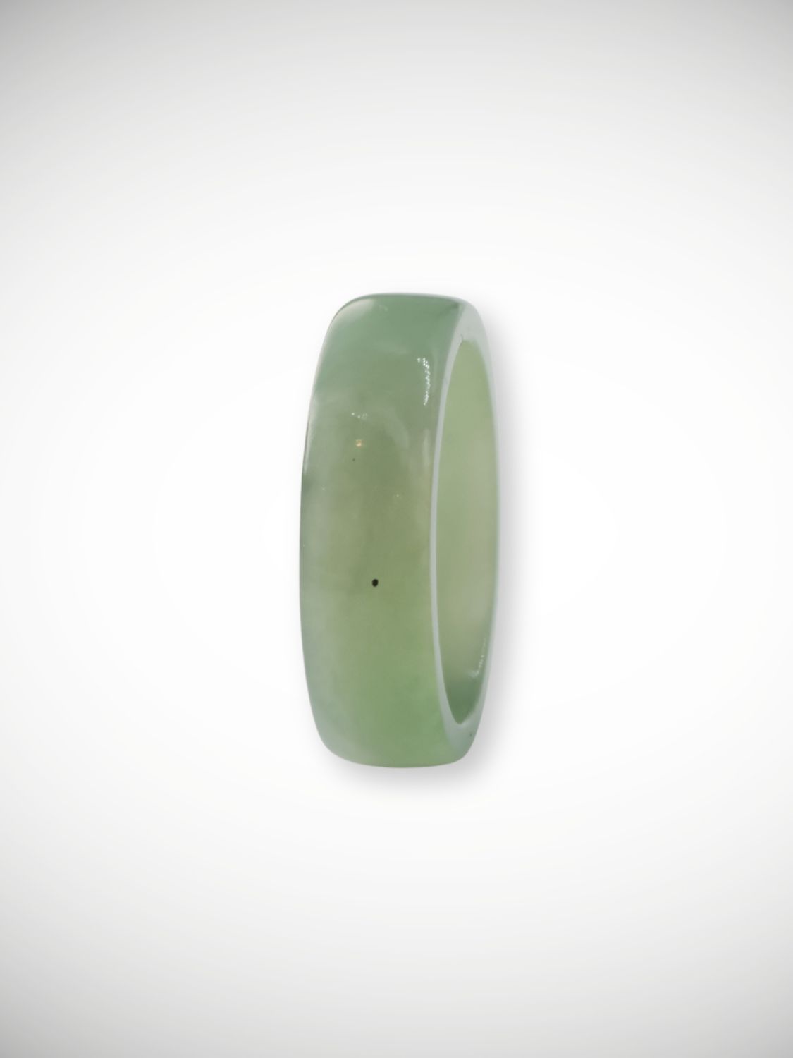 Moko Pounamu Flat Band Ring Genuine NZ Inanga Greenstone - Whatamango Moko Pounamu Flat Band Ring Genuine NZ Inanga Greenstone - Whatamango
