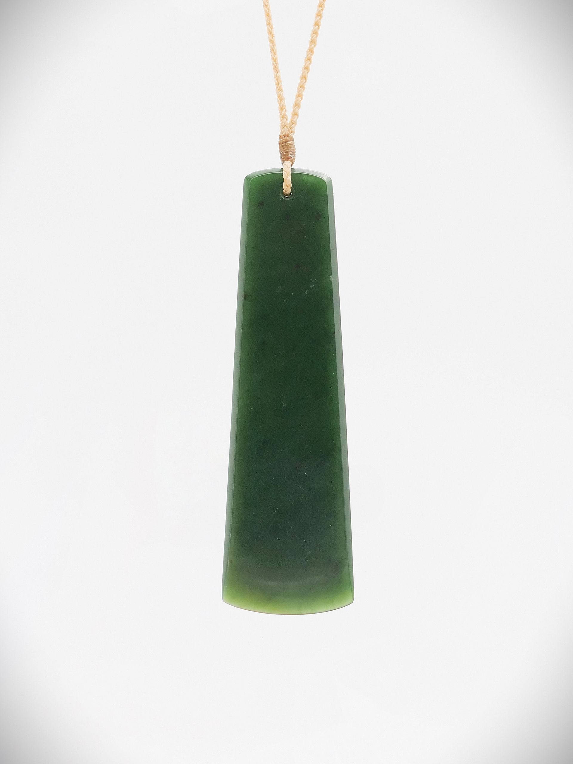 Moko Pounamu Toki NZ Genuine Kawakawa Greenstone - Whangawehi