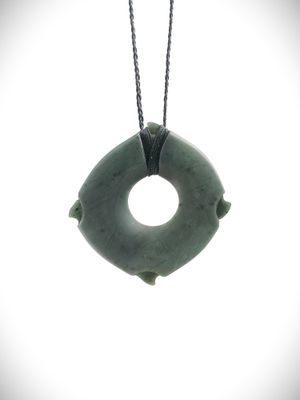 Moko Pounamu Kaka Pōria (Leg Ring) Genuine NZ Tangiwai Greenstone - Awakino Moko Pounamu Kaka Pōria (Leg Ring) Genuine NZ Tangiwai Greenstone - Awakino