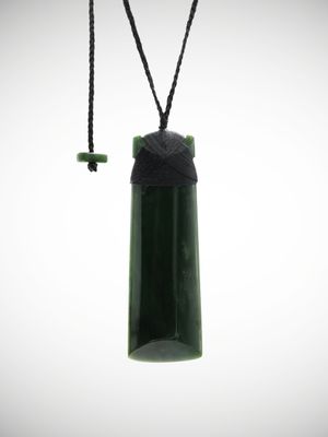 Moko Pounamu Toki Genuine NZ Kahurangi Greenstone - Maungatautari