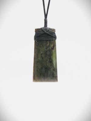 Moko Pounamu Toki NZ Genuine Hapopo Greenstone - Hikuwai