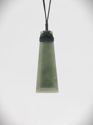Moko Pounamu Toki NZ Genuine Hapopo Greenstone - Rotoma