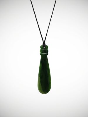 Moko Pounamu Mere Pendant Genuine NZ Kahurangi Greenstone - Kaimamaku Moko Pounamu Mere Pendant Genuine NZ Kahurangi Greenstone - Kaimamaku