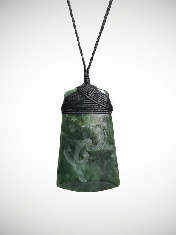 Moko Pounamu Toki Genuine NZ Kawakawa Greenstone - Kaitapeha