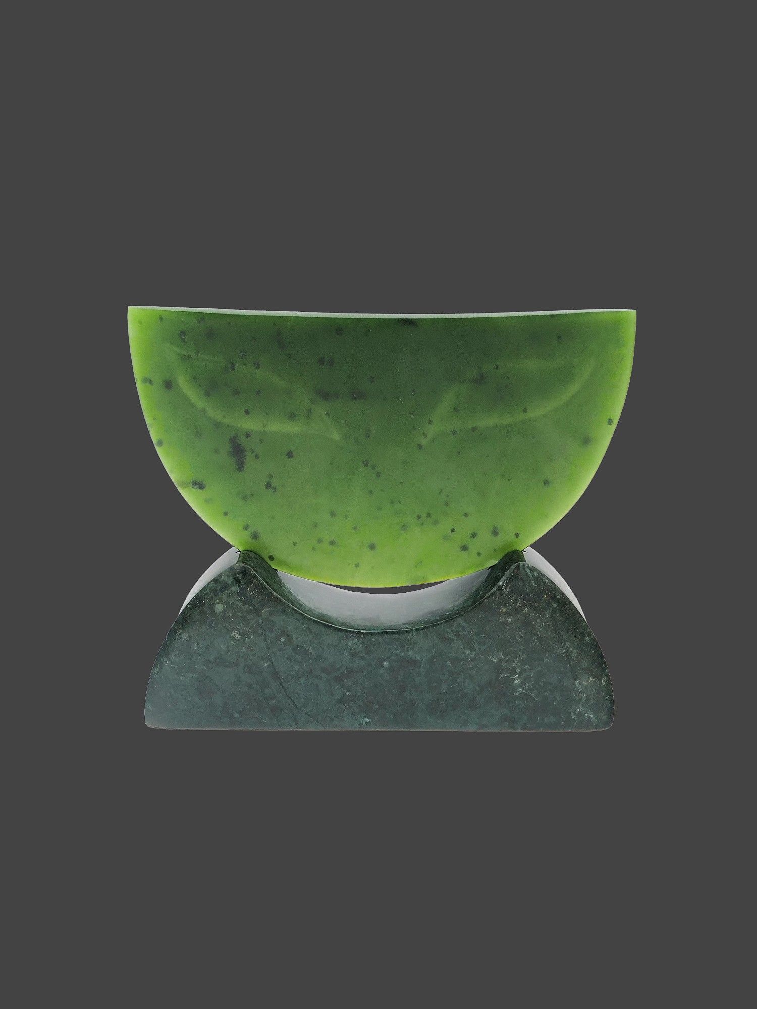 Moko Pounamu Koruru Genuine NZ Kahurangi Pounamu & Serpentinite - Whakamaru