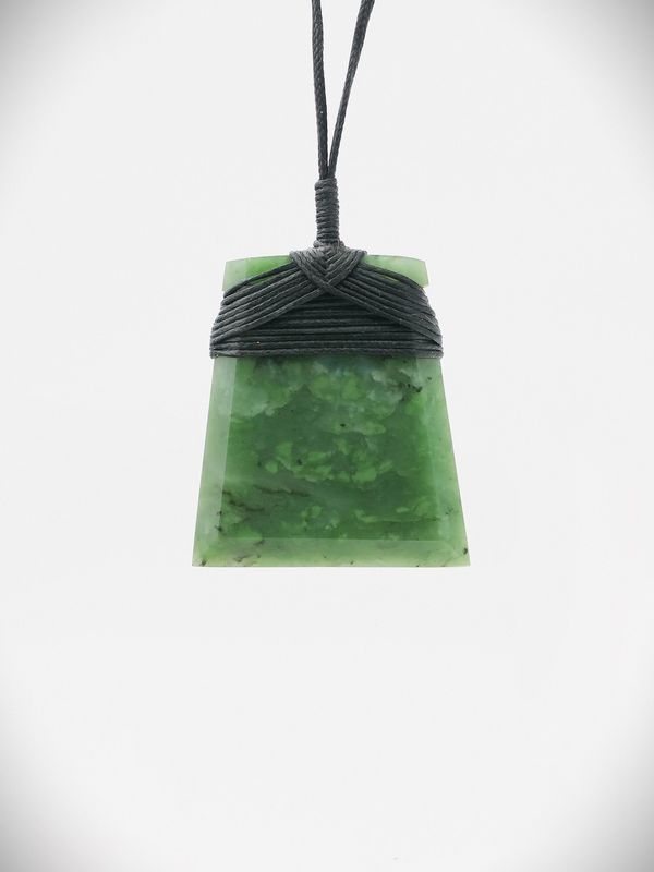 Moko Pounamu Toki NZ Genuine Hapopo Greenstone - Punaromia