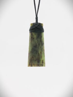 Moko Pounamu Toki NZ Genuine Hapopo Greenstone - Ngakuru