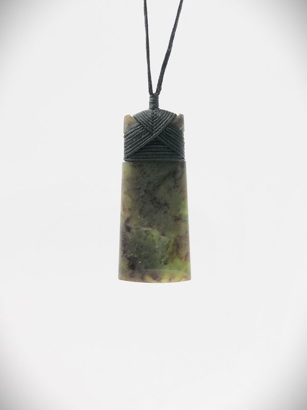 Moko Pounamu Toki NZ Genuine Hapopo Greenstone - Kapenga