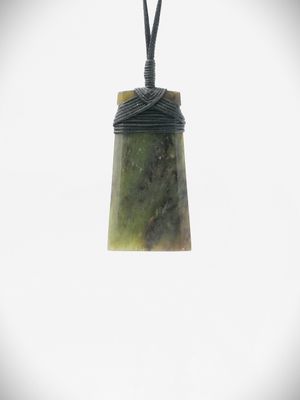 Moko Pounamu Toki NZ Genuine Hapopo Greenstone - Tikitapu