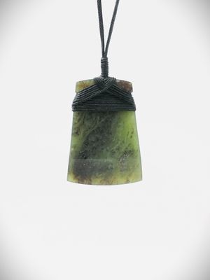 Moko Pounamu Toki NZ Genuine Hapopo Greenstone - Pureora