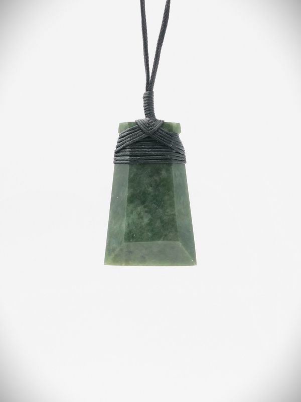 Moko Pounamu Toki NZ Genuine Hapopo Greenstone - Waitao