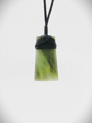 Moko Pounamu Toki NZ Genuine Hapopo Greenstone - Arataki