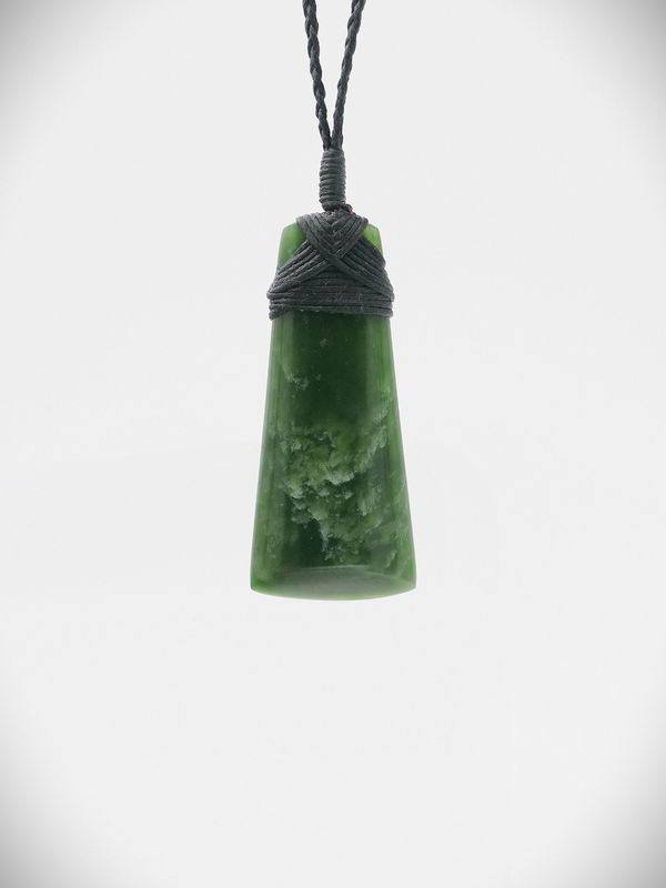 Moko Pounamu Toki NZ Genuine Kahurangi Greenstone - Ngai Te Rakato