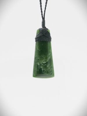 Moko Pounamu Toki NZ Genuine Kahurangi Greenstone - Ngai Te Rakato