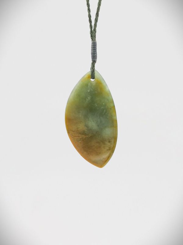 Moko Pounamu Roimata NZ Genuine Raukaraka Greenstone - Kaeo