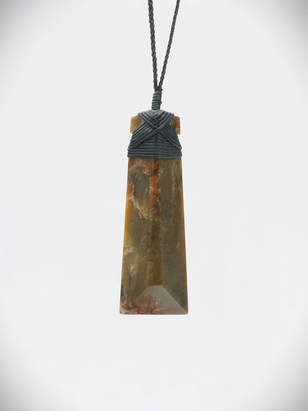 Moko Pounamu Toki  NZ Genuine Raukaraka Greenstone - Otiaka