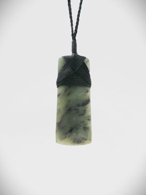 Moko Pounamu Toki NZ Genuine Hapopo Greenstone - Whatiri