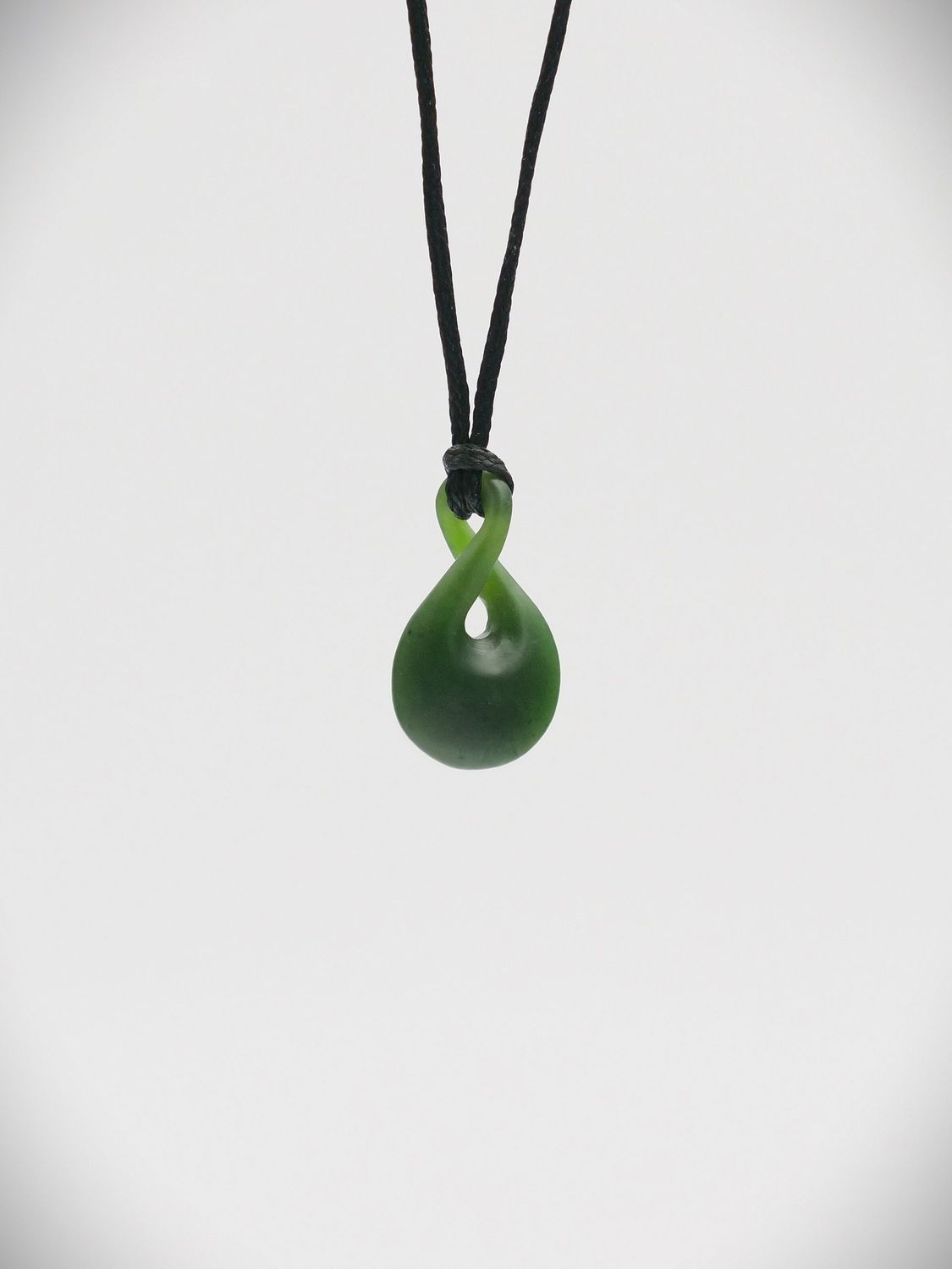 Moko Pounamu Pikorua (Twist) NZ Genuine Kahurangi Greenstone - Aranga
