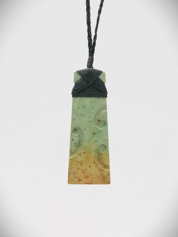 Moko Pounamu Toki NZ Genuine Auhunga Greenstone - Kokapu