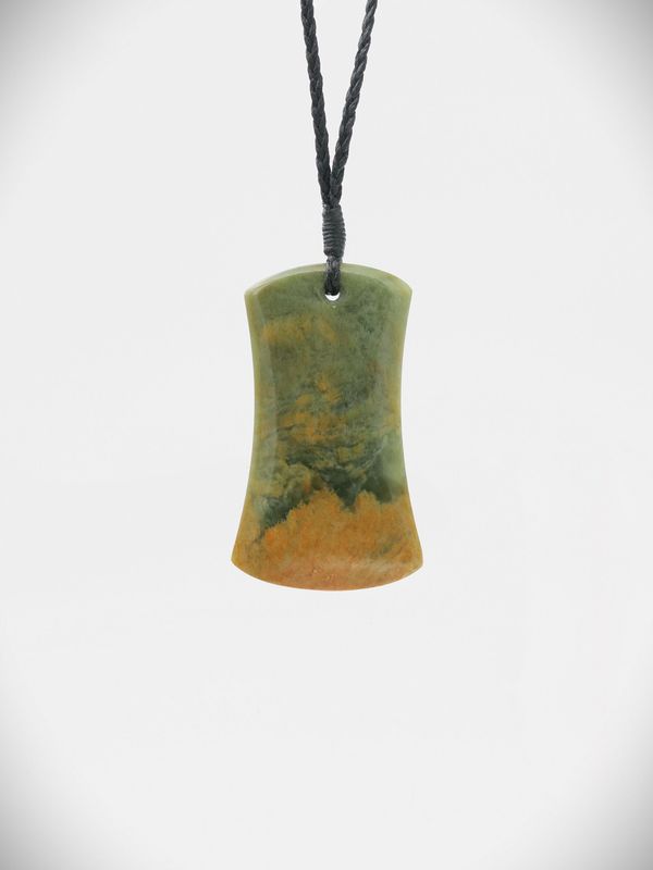 Moko Pounamu Toki NZ Genuine Raukaraka Greenstone - Ohakuri