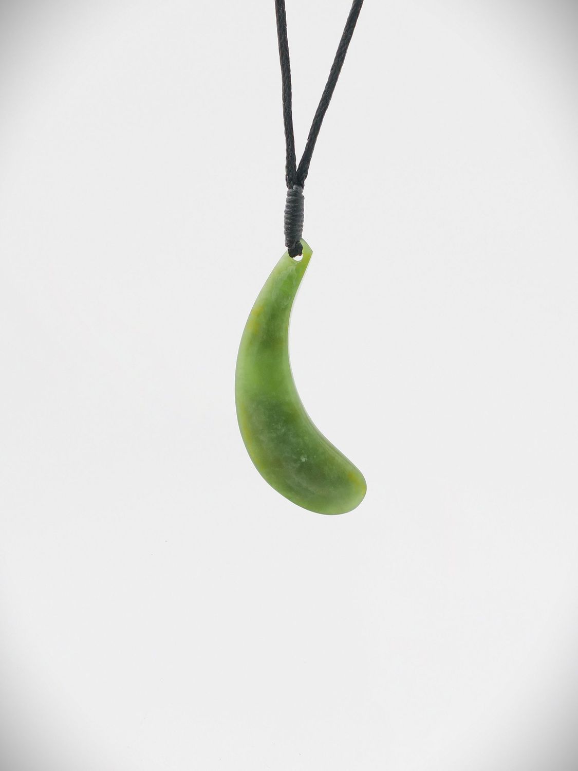 Moko Pounamu Roimata (drop) Genuine NZ Kahotea Flower Greenstone - Waikanae