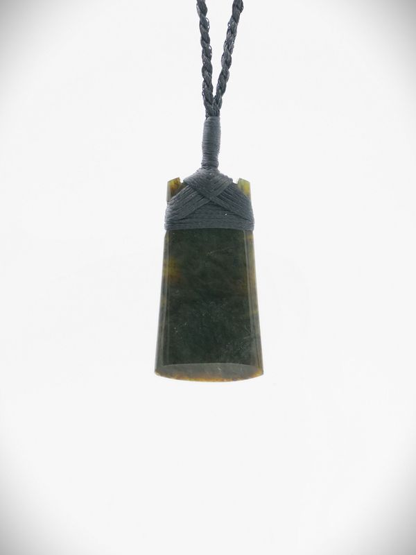 Moko Pounamu Toki NZ Genuine Kawakawa Greenstone - Kapuni