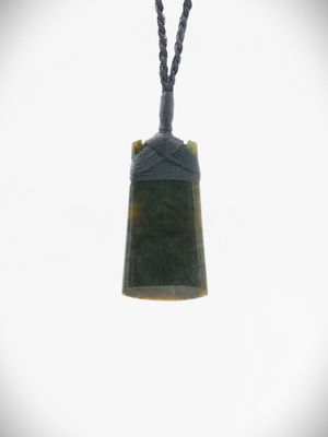 Moko Pounamu Toki NZ Genuine Kawakawa Greenstone - Kapuni