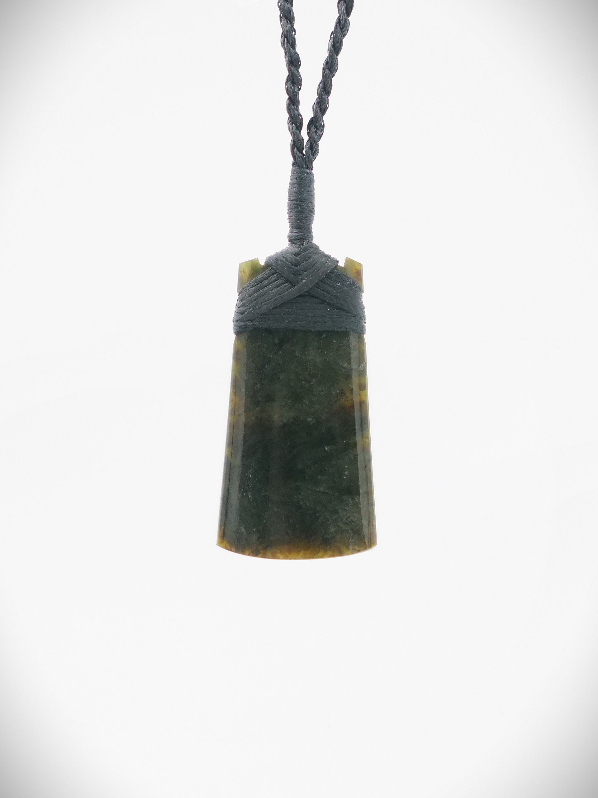 Moko Pounamu Toki NZ Genuine Kawakawa Greenstone - Kapuni