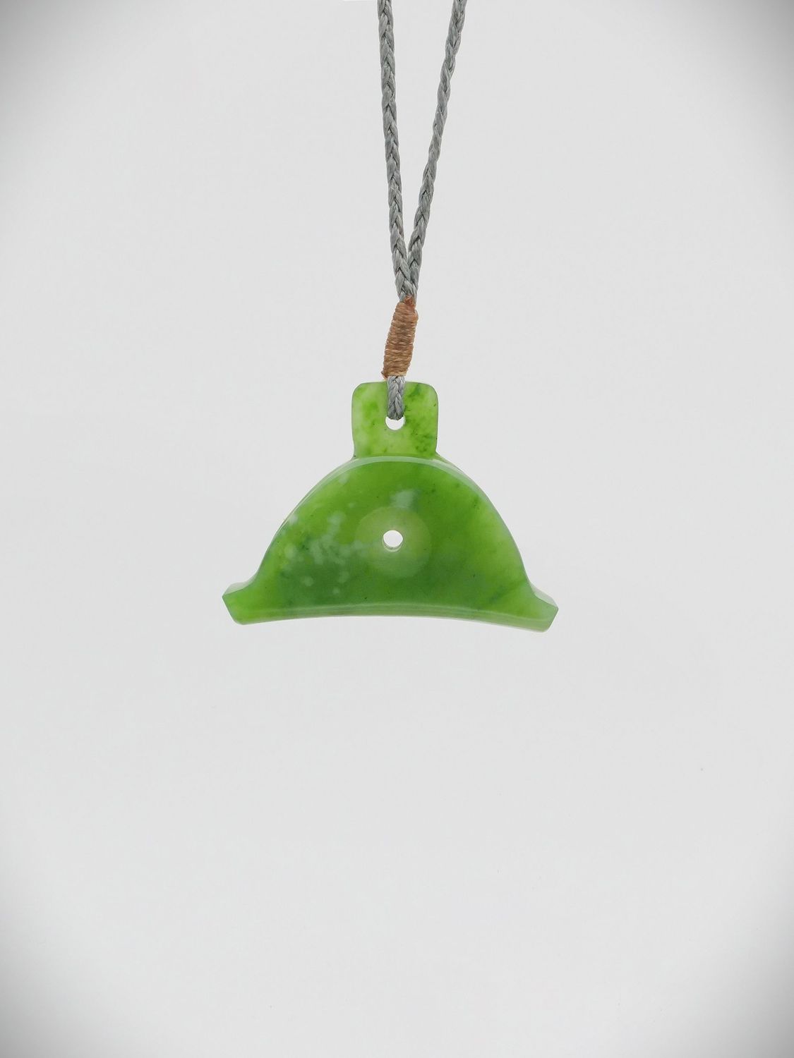 Moko Pounamu Shepherds Whistle NZ Genuine Kahotea Greenstone - Te Horo