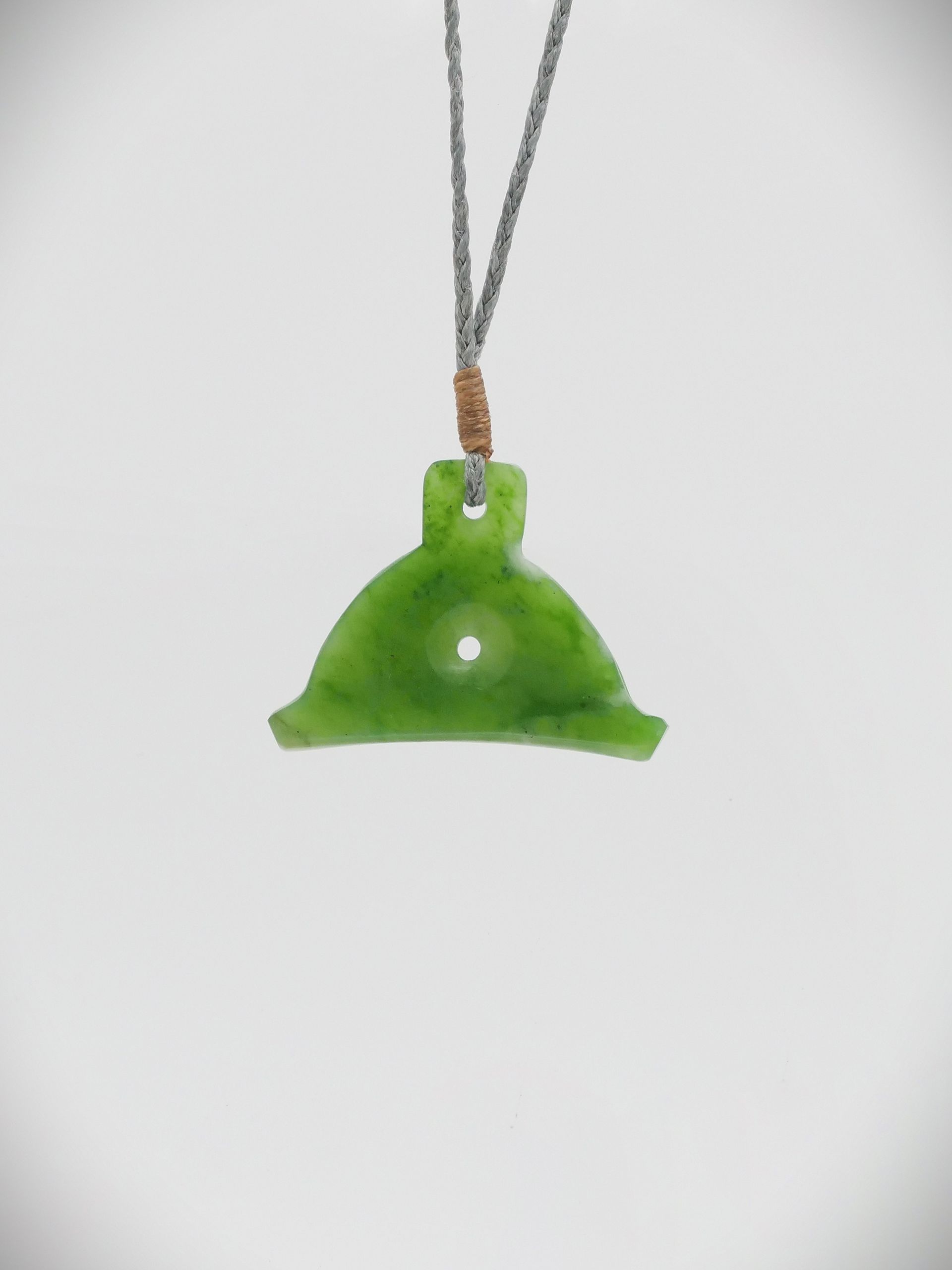 Moko Pounamu Shepherds Whistle NZ Genuine Kahotea Greenstone - Te Horo