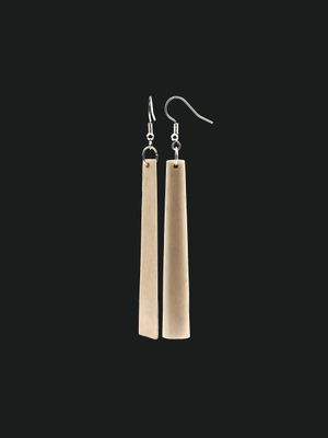 Moko Pounamu Whale Bone Sterling Silver Earrings - Tarawera Moko Pounamu Whale Bone Sterling Silver Earrings - Tarawera