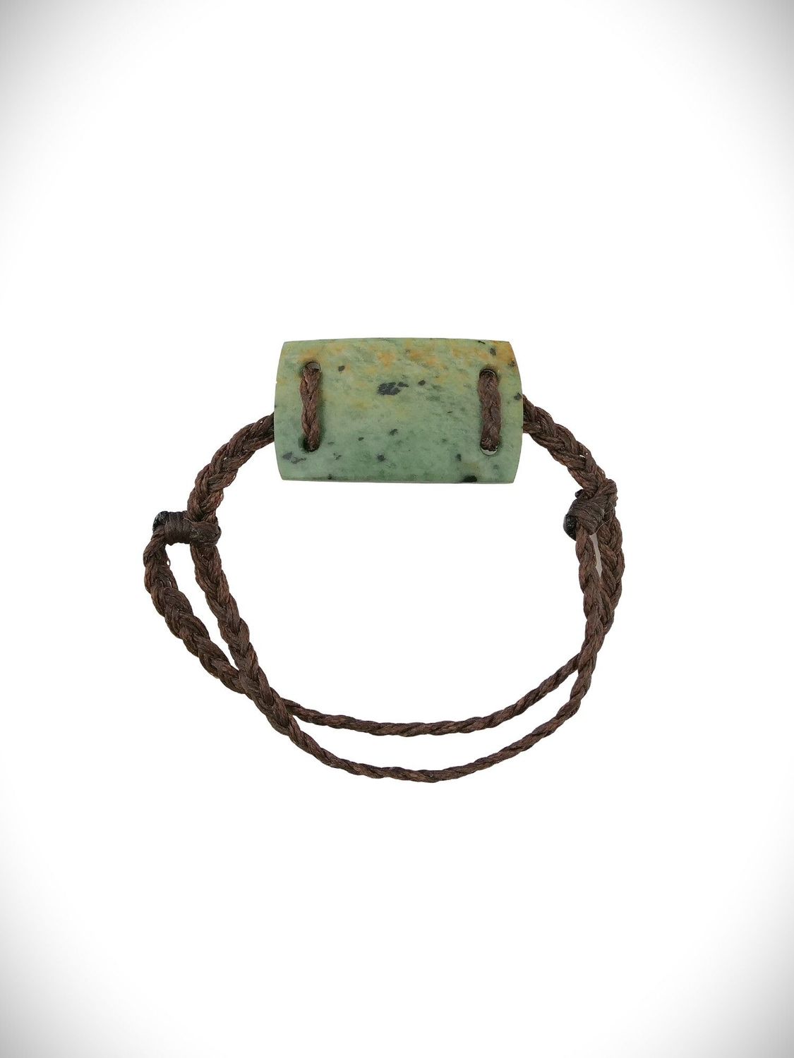 Moko Pounamu Adjustable Bracelet NZ Genuine Auhunga Greenstone 18541